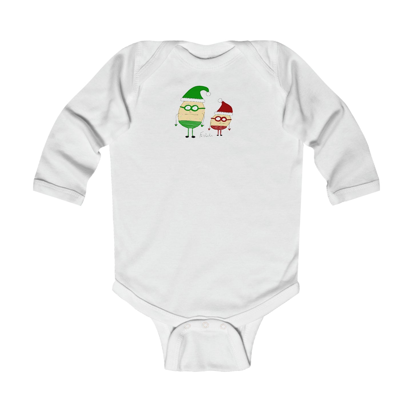 Fa and La La Long Sleeve Onesie