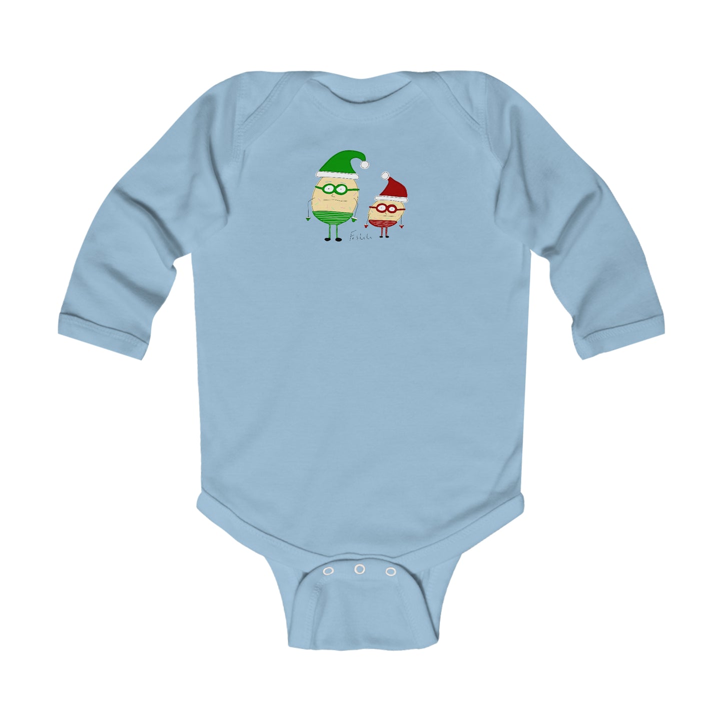 Fa and La La Long Sleeve Onesie