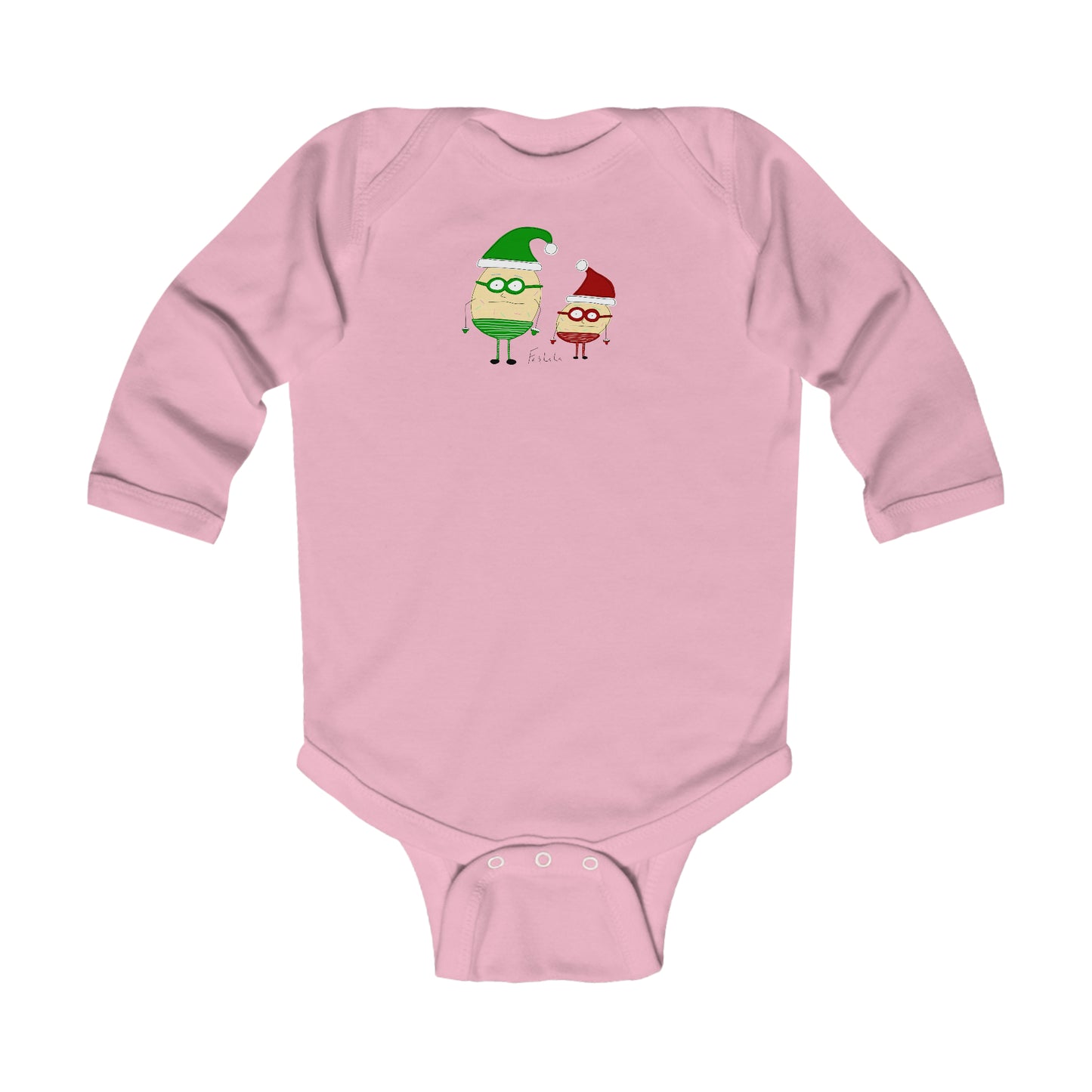 Fa and La La Long Sleeve Onesie